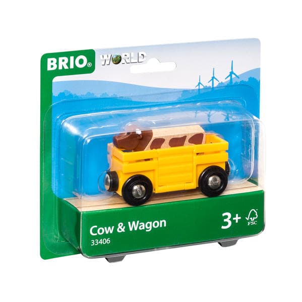 BRIO - Tierwagen mit Kuh