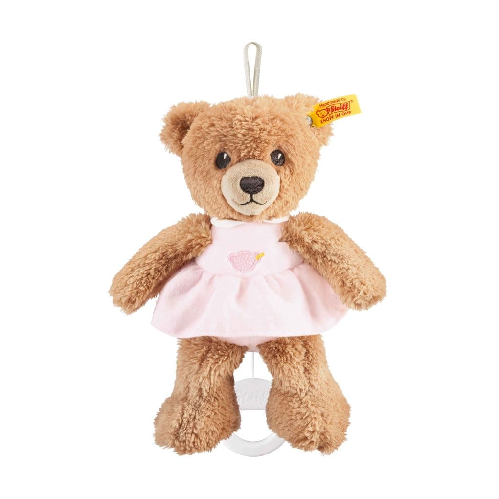 Steiff - Schlaf-gut-Bär Spieluhr, rosa, 20cm