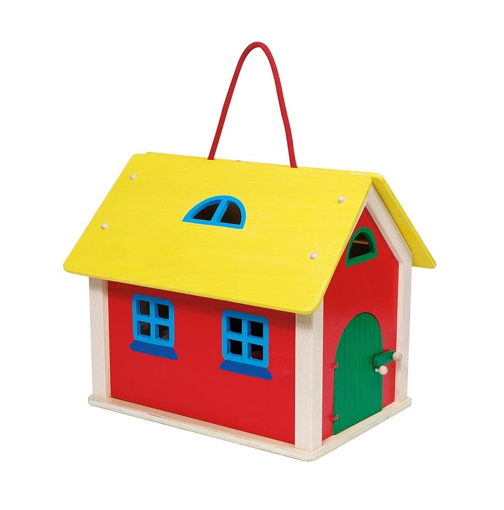 Goki 51916 - Koffer Farmhaus mit Zubehör