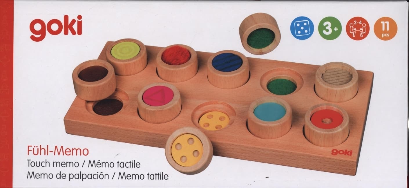 Memospiel Oberflächen erfühlen