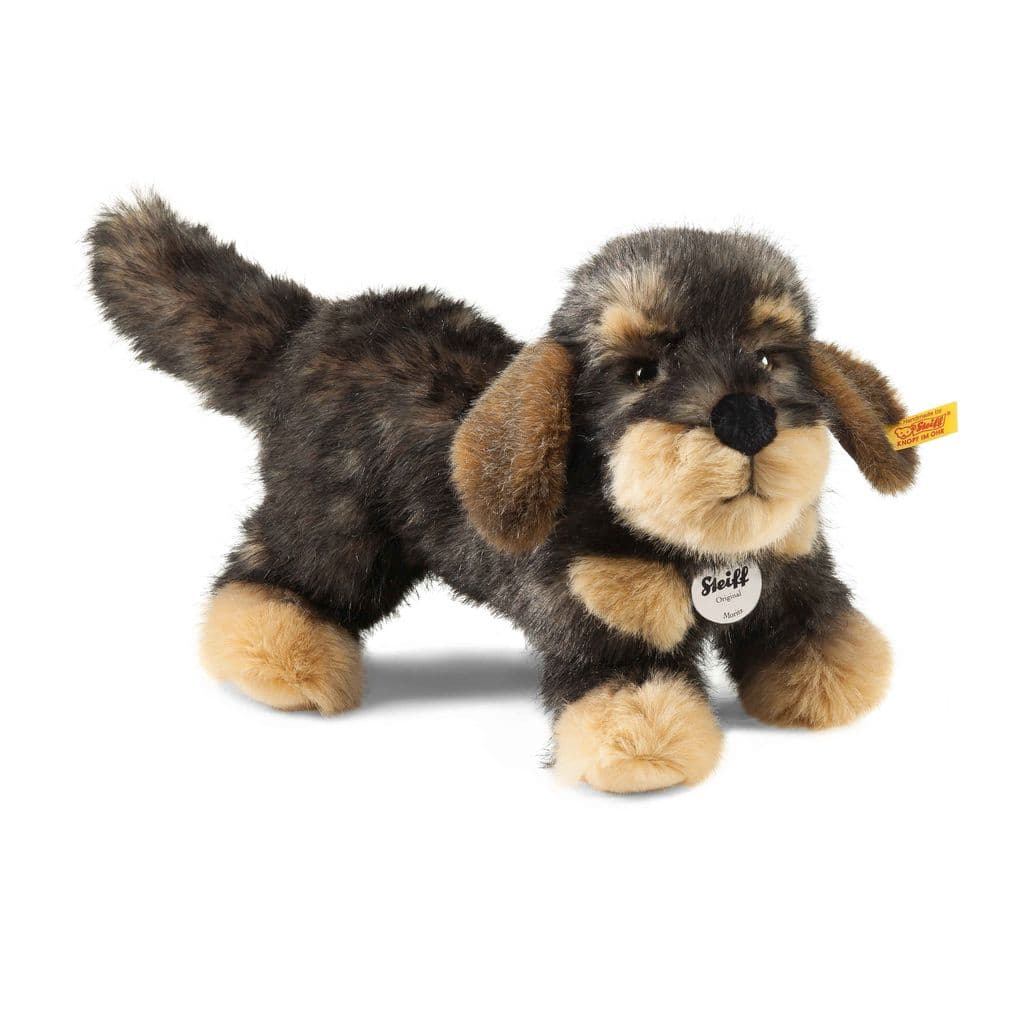 Steiff - Moritz Rauhaardackel, dunkelgrau gespitzt, 30cm