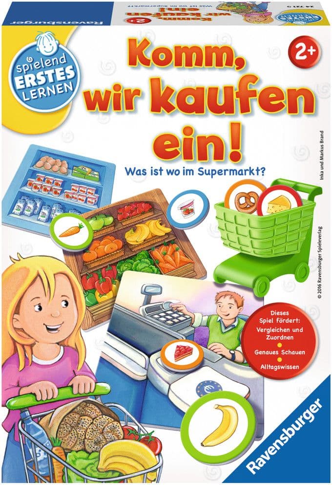 Komm, wir kaufen ein! - Spiele für Kleinkinder ab 2 Jahre