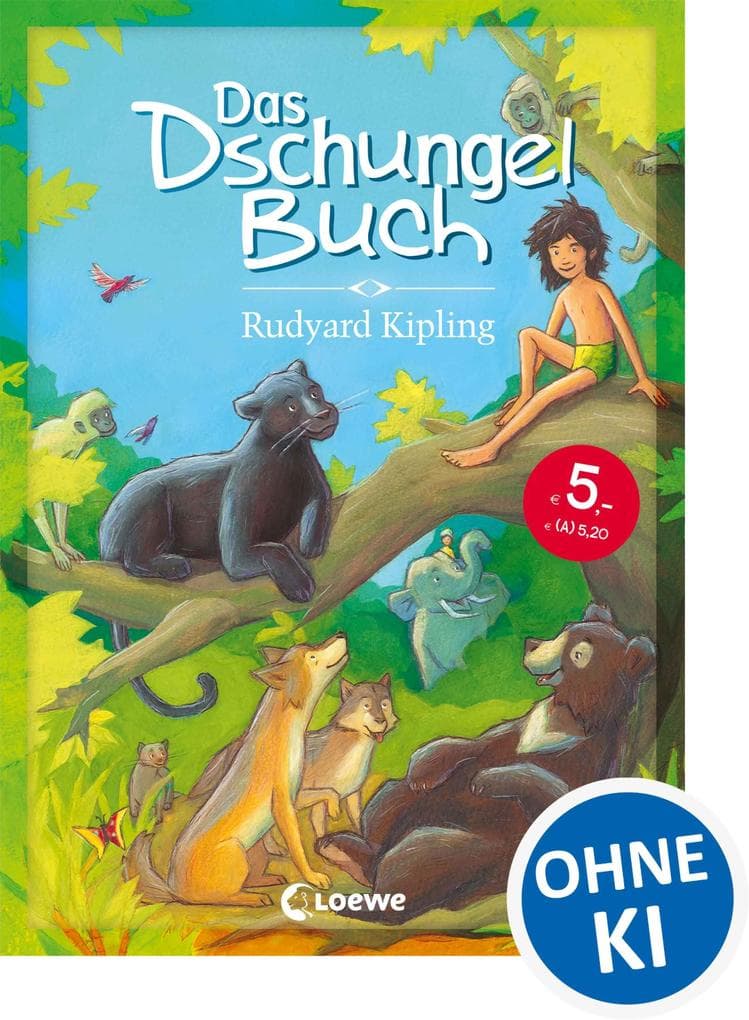 Das Dschungelbuch: Kinderbuch-Klassiker zum Vorlesen und ersten Selberlesen ab 5 Jahre