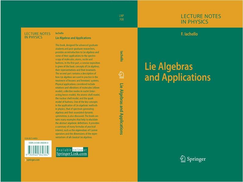 Lie Algebras and Applications