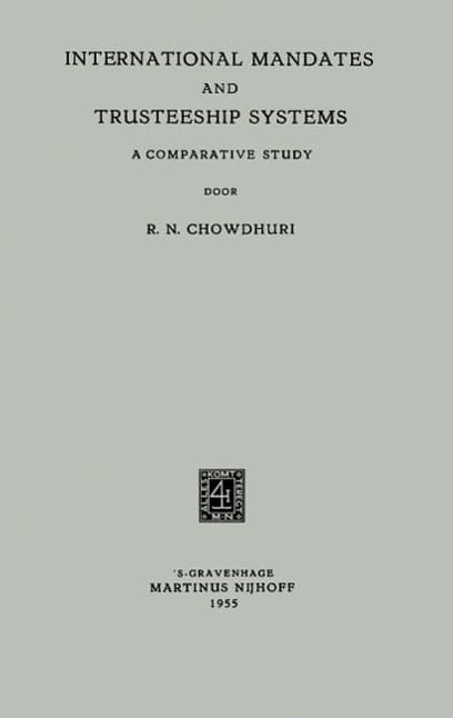 International Mandates and Trusteeship Systems