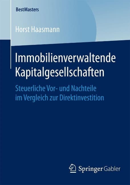 Immobilienverwaltende Kapitalgesellschaften