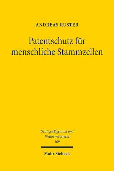 Patentschutz für menschliche Stammzellen