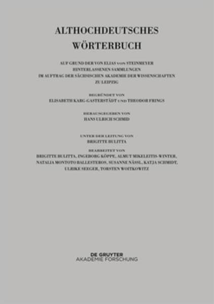 Band VII: O - R. 1. und 2. Lieferung (o bis ouga)