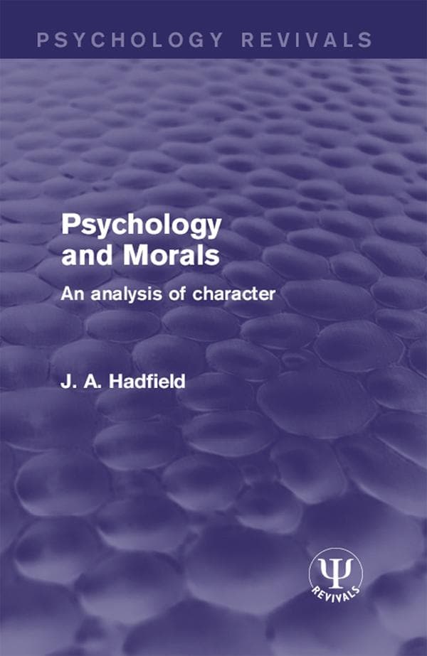 Psychology and Morals