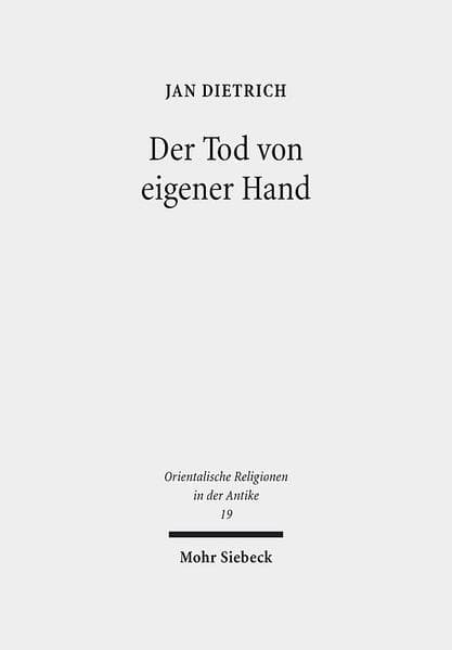 Der Tod von eigener Hand