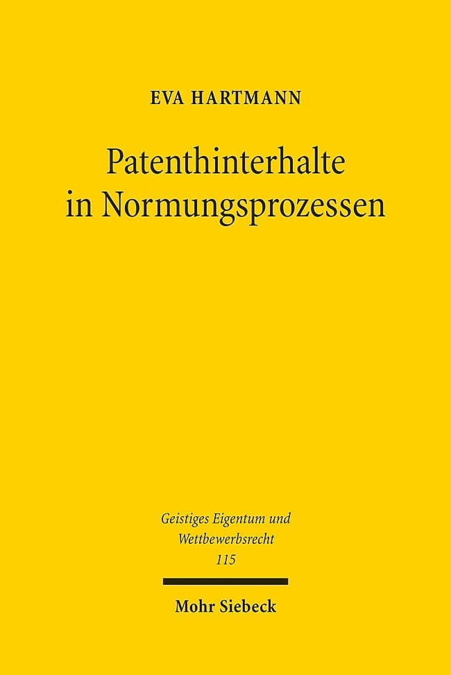 Patenthinterhalte in Normungsprozessen