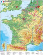 Frankreich physisch 1 : 1.500 000