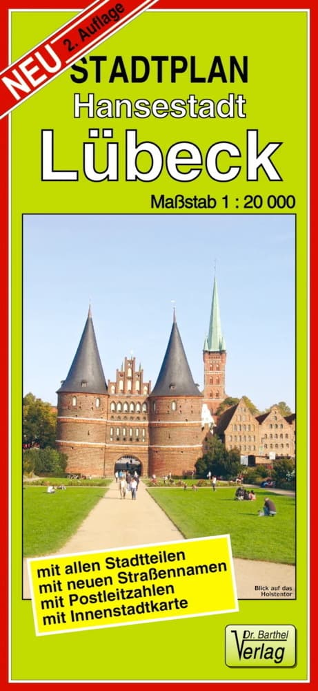 Stadtplan Hansestadt Lübeck 1:20 000