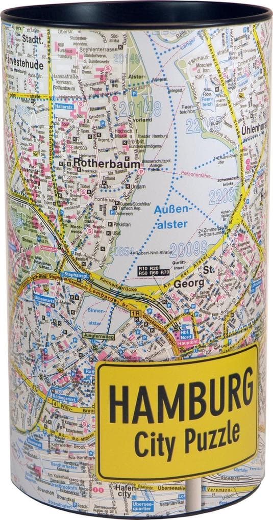 Hamburg City Puzzle 500 Teile, 48 x 36 cm