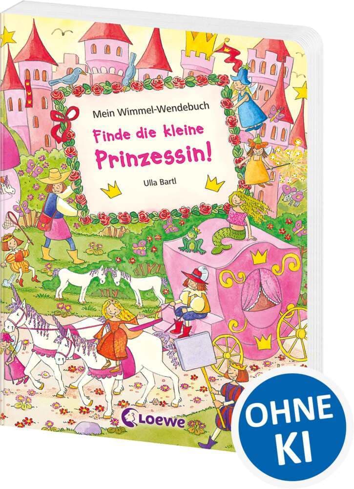 Finde die kleine Prinzessin! / Finde das kleine Einhorn!: Wimmel- und Suchbuch zum Mitmachen für Kinder ab 2 Jahren