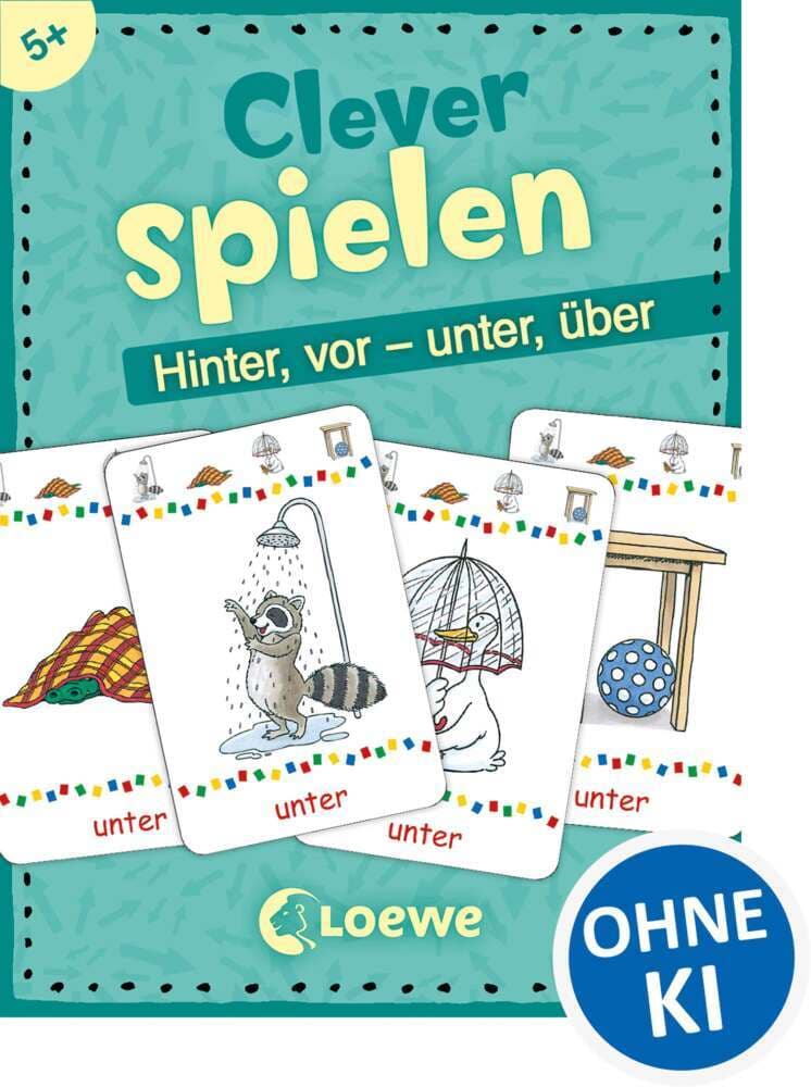 Clever spielen - Hinter, vor - unter, über (Kartenspiel)