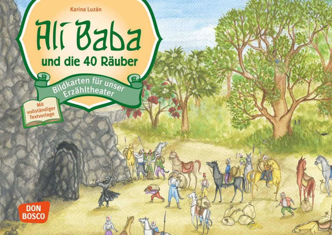 Ali Baba und die 40 Räuber. Kamishibai Bildkartenset.