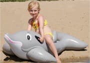 Happy People 77845 - Schwimmtier, Delfin, 155 x 86.5 x 39 cm