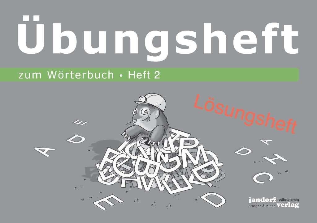 Wörterbuchübungsheft 2 (Übungsheft zum Wörterbuch 19x16cm) (Lösungsheft)