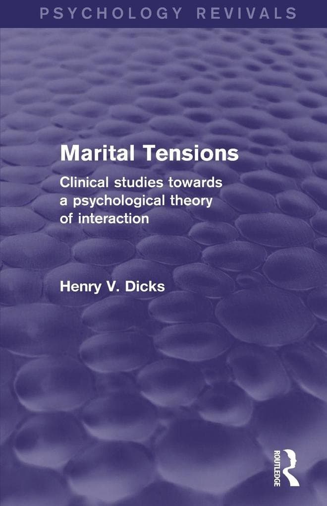 Marital Tensions (Psychology Revivals)