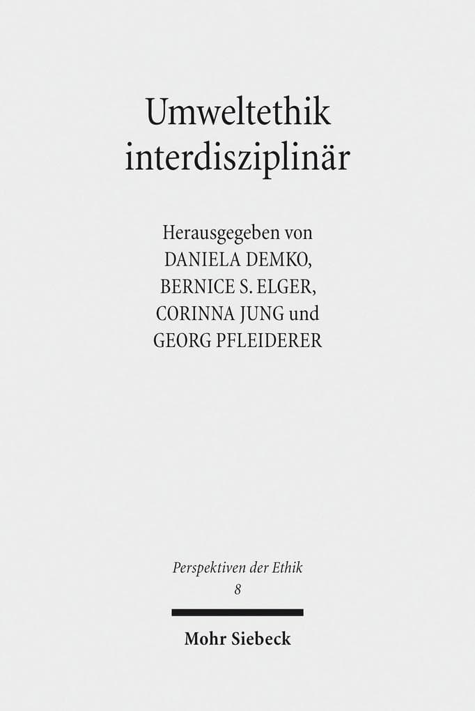 Umweltethik interdisziplinär