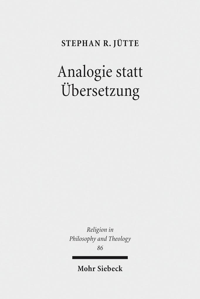 Analogie statt Übersetzung