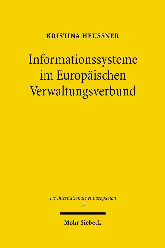 Informationssysteme im Europäischen Verwaltungsverbund