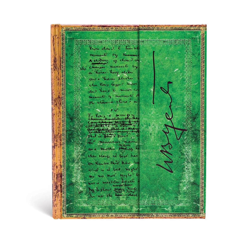 Paperblanks Yeats, Easter 1916 Embellished Manuscripts Collection Hardcover Ultra Lined Wrap Closure 144 Pg 120 GSM