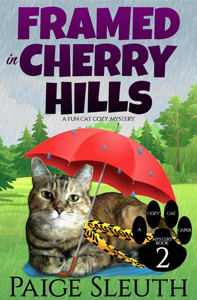 Framed in Cherry Hills: A Fun Cat Cozy Mystery (Cozy Cat Caper Mystery, #2)