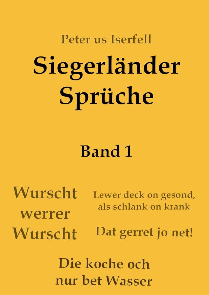 Pladde Schwädde aus dem Siegerland