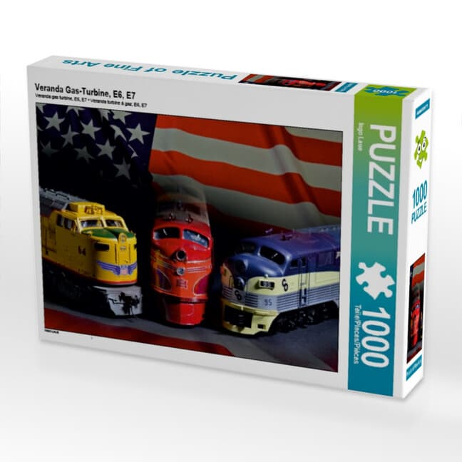 CALVENDO Puzzle Veranda Gas-Turbine, E6, E7 1000 Teile Lege-Größe 64 x 48 cm Foto-Puzzle Bild von In