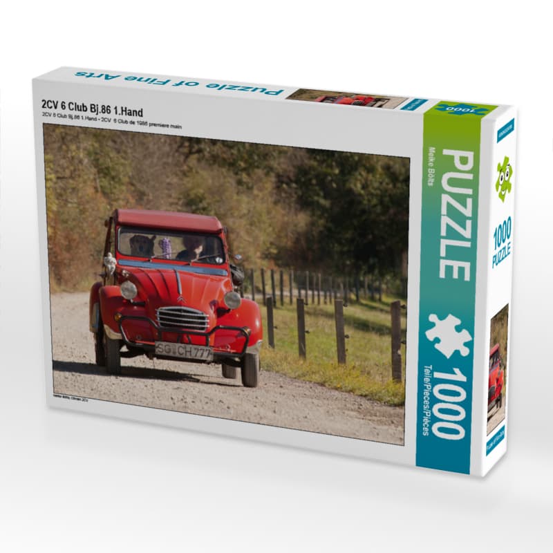 CALVENDO Puzzle 2CV 6 Club Bj.86 1.Hand 1000 Teile Lege-Größe 64 x 48 cm Foto-Puzzle Bild von Meike
