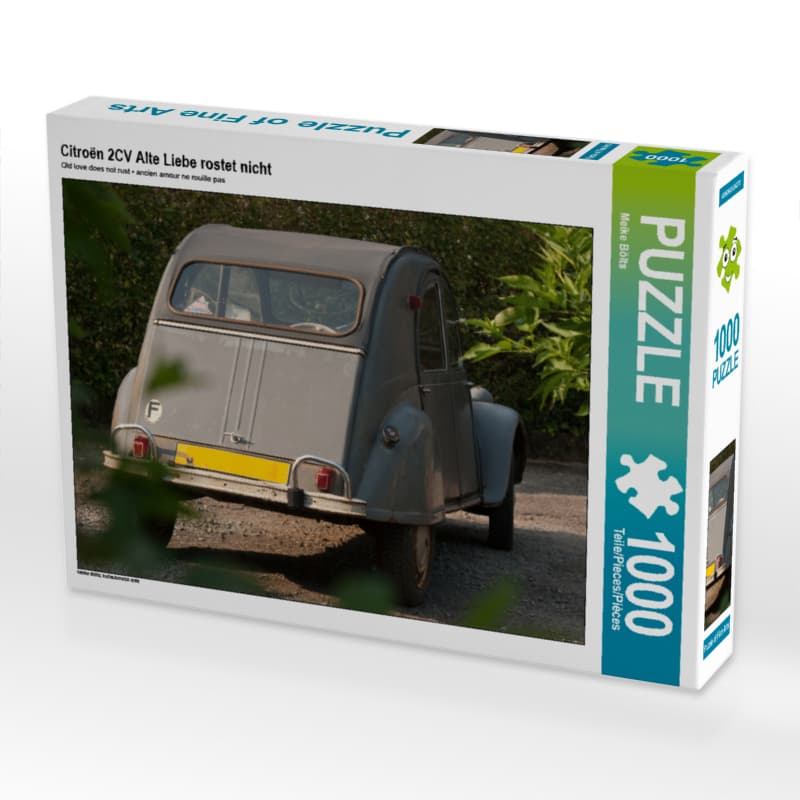 CALVENDO Puzzle Citroën 2CV Alte Liebe rostet nicht 1000 Teile Lege-Größe 64 x 48 cm Foto-Puzzle Bil