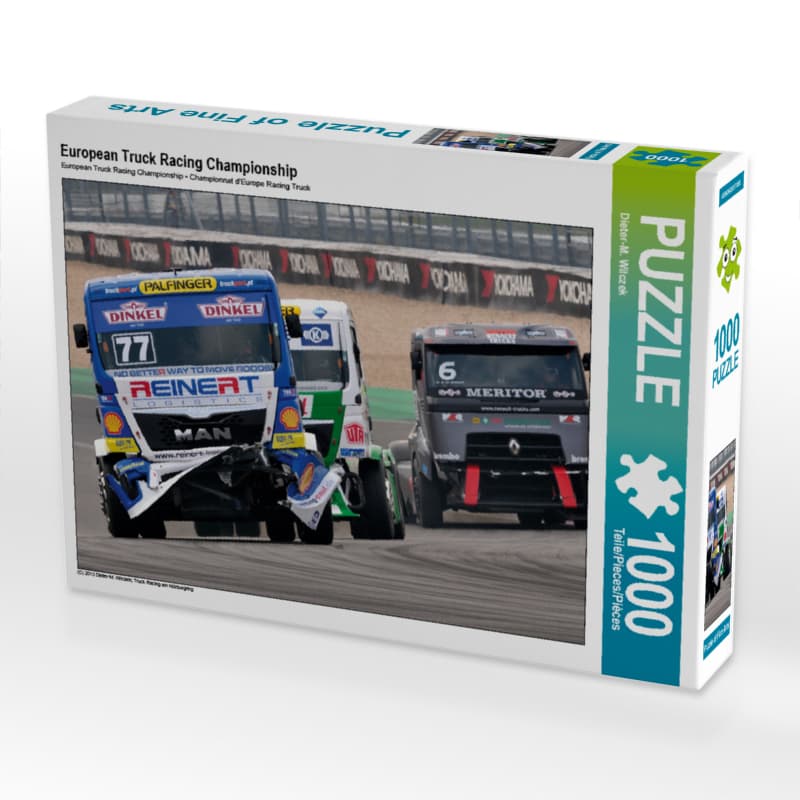 CALVENDO Puzzle European Truck Racing Championship 1000 Teile Lege-Größe 64 x 48 cm Foto-Puzzle Bild