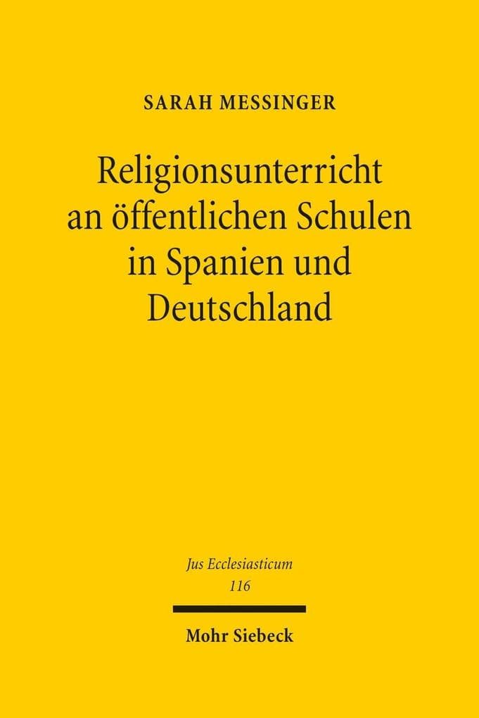 Religionsunterricht an öffentlichen Schulen in Spanien und Deutschland