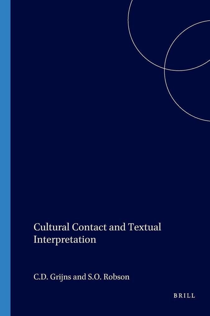 Cultural Contact and Textual Interpretation
