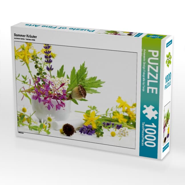 CALVENDO Puzzle Sommer Kräuter 1000 Teile Lege-Größe 64 x 48 cm Foto-Puzzle Bild von Avianaarts Desi