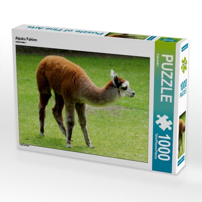 Alpaka Fohlen (Puzzle)