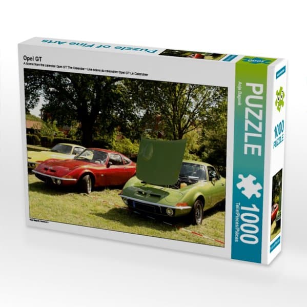 CALVENDO Puzzle Opel GT | 1000 Teile Lege-Größe 64x48cm Foto-Puzzle für glückliche Stunden