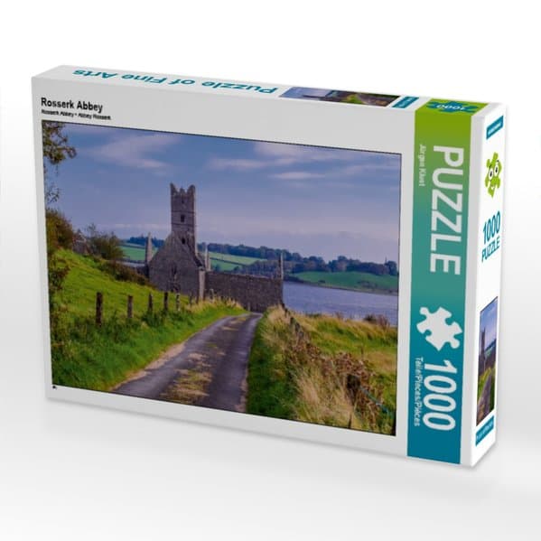 CALVENDO Puzzle Rosserk Abbey | 1000 Teile Lege-Größe 64x48cm Foto-Puzzle für glückliche Stunden