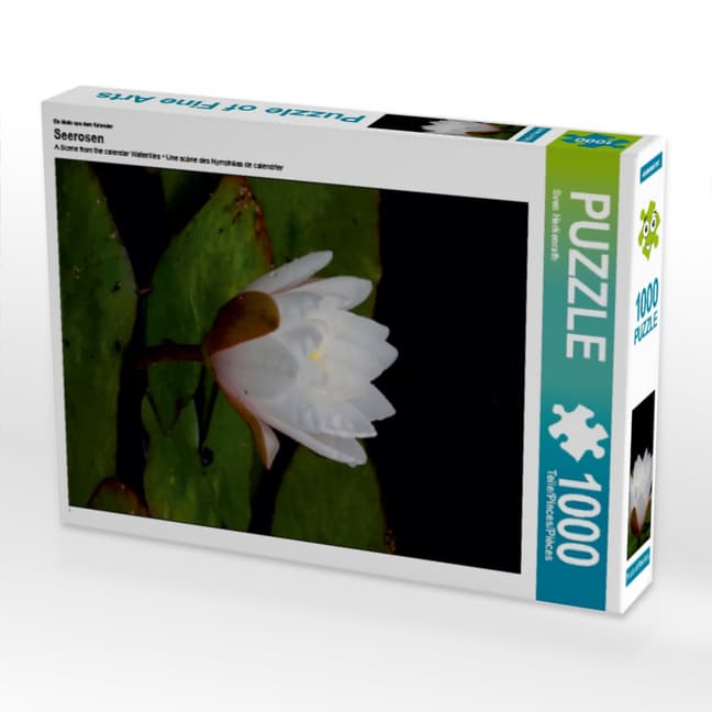 CALVENDO Puzzle Ein Motiv aus dem Kalender Seerosen | 1000 Teile Lege-Größe 64x48cm Foto-Puzzle für glückliche Stunden