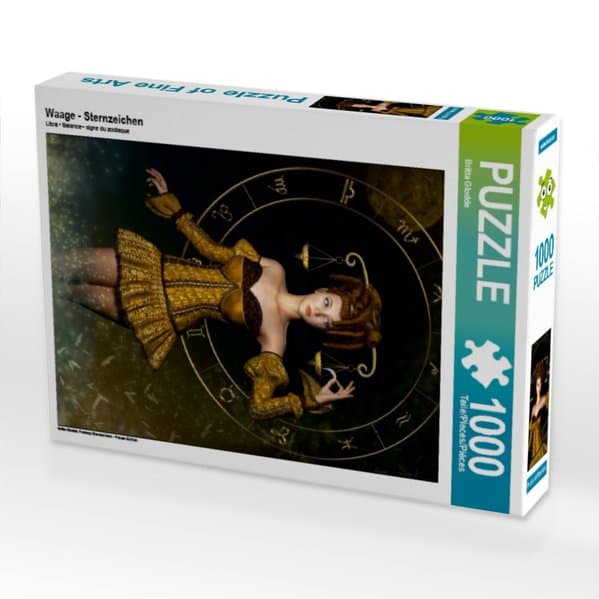 CALVENDO Puzzle Waage - Sternzeichen | 1000 Teile Lege-Größe 64x48cm Foto-Puzzle für glückliche Stunden