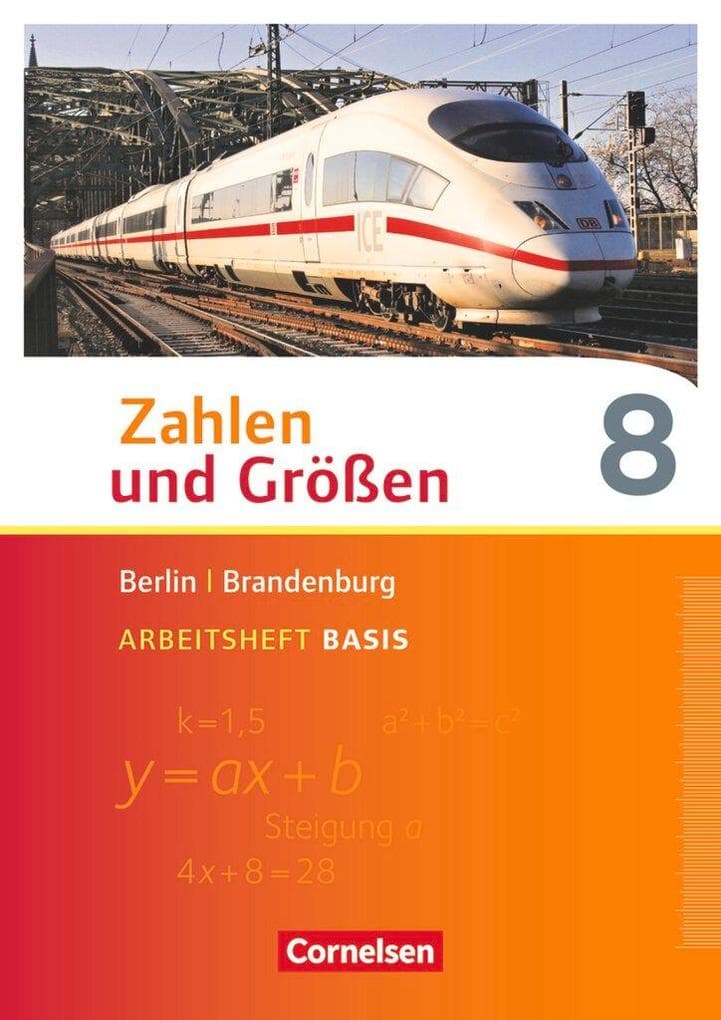 Zahlen und Größen 8. Schuljahr - Berlin und Brandenburg - Arbeitsheft Basis mit Online-Lösungen