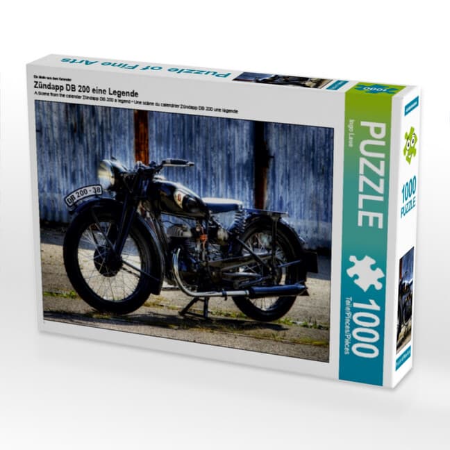 CALVENDO Puzzle Zündapp DB 200 eine Legende 1000 Teile Lege-Größe 64 x 48 cm Foto-Puzzle Bild von In