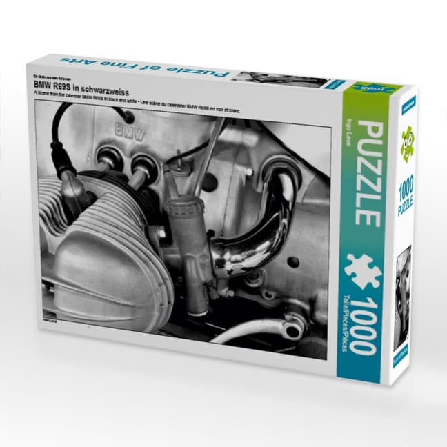 CALVENDO Puzzle BMW R69S in schwarzweiss 1000 Teile Lege-Größe 64 x 48 cm Foto-Puzzle Bild von Ingo