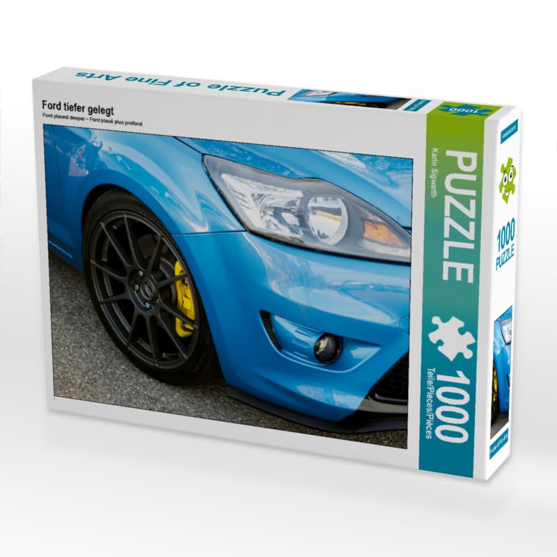 CALVENDO Puzzle Ford tiefer gelegt | 1000 Teile Lege-Größe 64x48cm Foto-Puzzle für glückliche Stunden