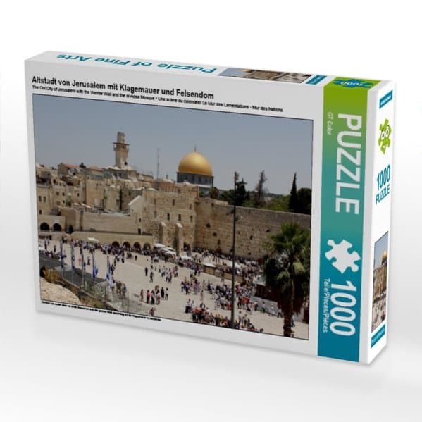 Altstadt von Jerusalem mit Klagemauer und Felsendom (Puzzle)