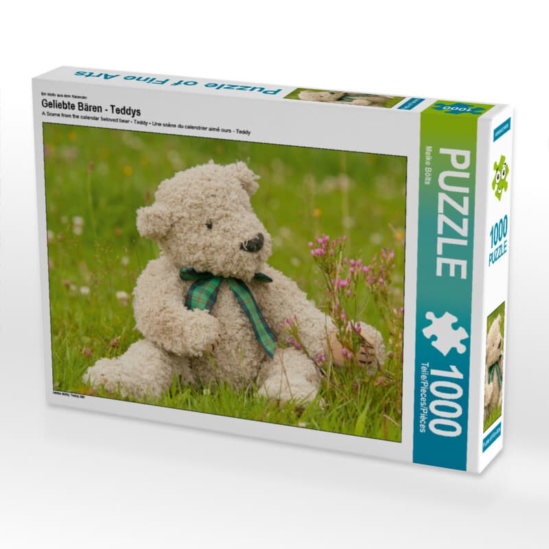 CALVENDO Puzzle Geliebte Bären - Teddys 1000 Teile Lege-Größe 64 x 48 cm Foto-Puzzle Bild von Meike
