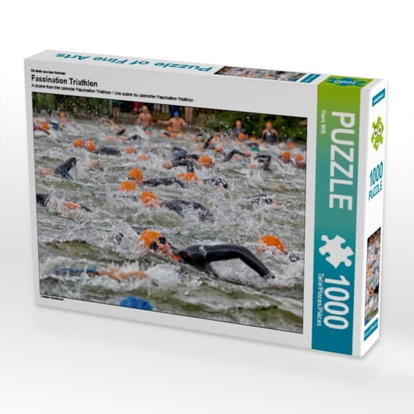 Schwimmen im Main beim Kitzinger Mainfrankentriathlon, 1000 Teile