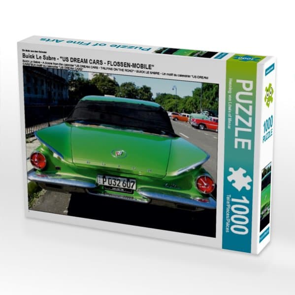 CALVENDO Puzzle Buick Le Sabre - Ein Motiv aus dem Kalender "US DREAM CARS - FLOSSEN-MOBILE" | 1000 Teile Lege-Größe 64x48cm Foto-Puzzle für glückliche Stunden